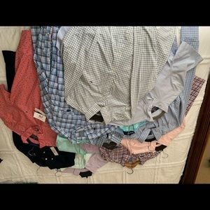 15 men’s vineyard vines short/long sleeve .